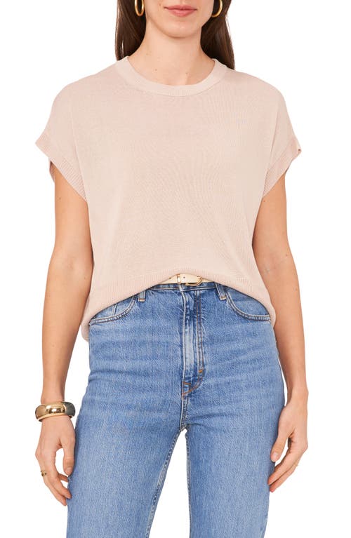 Vince Camuto Short Sleeve Crewneck Sweater at Nordstrom,