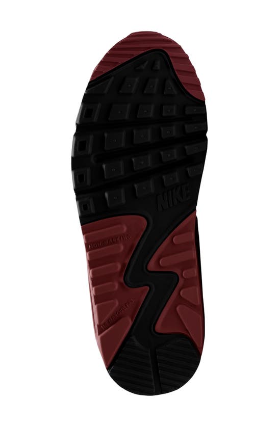 Shop Nike Kids' Air Max 90 Sneaker In White/ Black/ Red/ Platinum