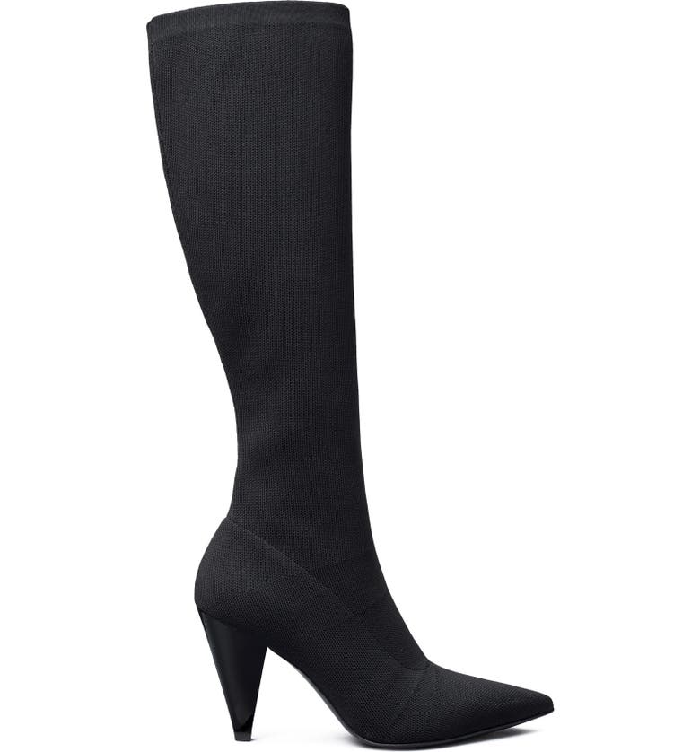 Tory Burch Engineered Knit Knee High Boot | Nordstrom