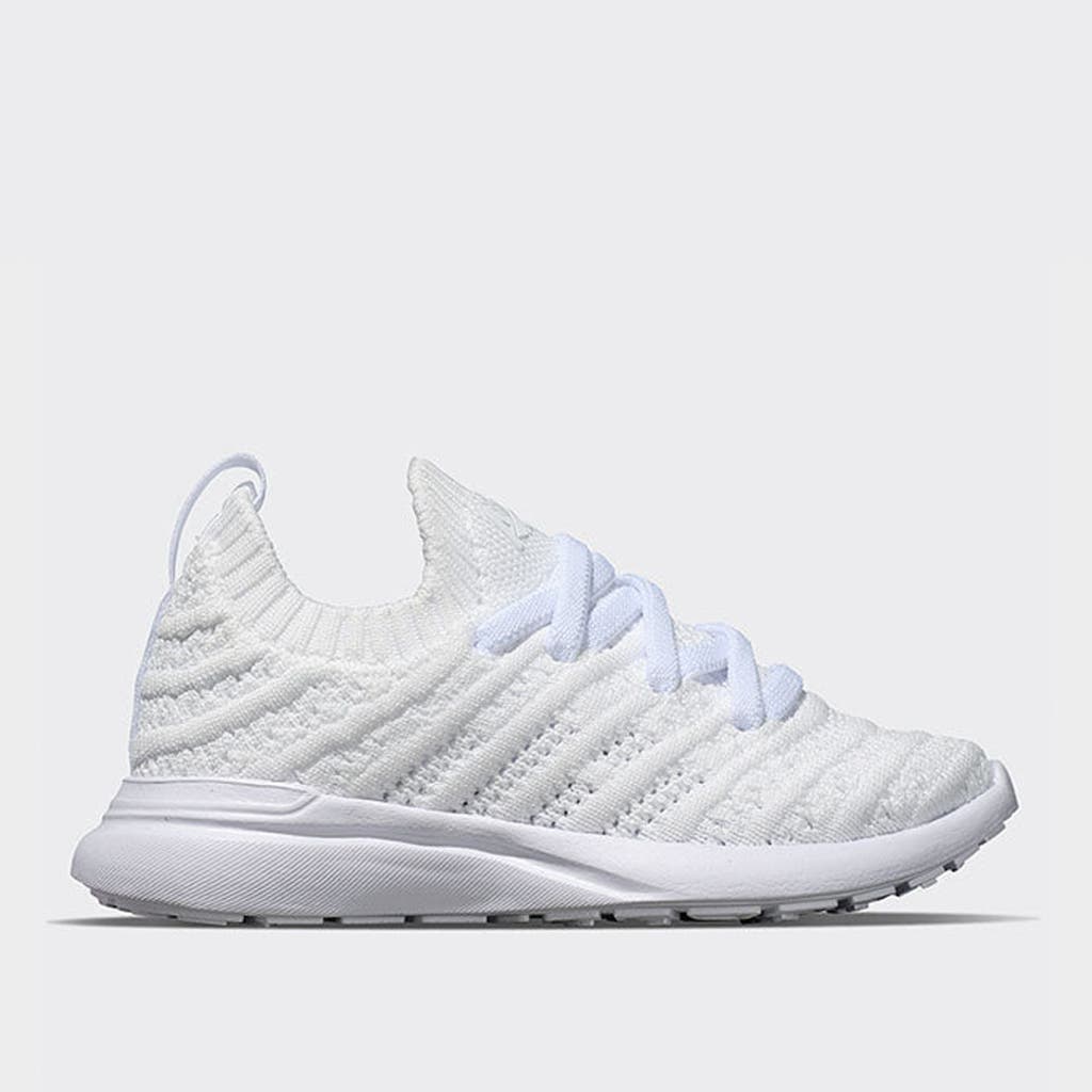 Apl Athletic Propulsion Labs Apl Kid's Techloom Wave Sneakers In White/white
