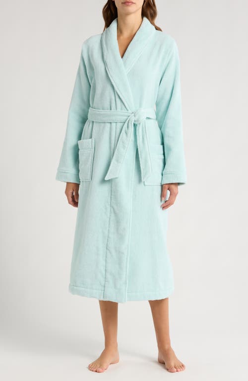 Shop Nordstrom Hydro Cotton Terry Robe In Blue Starlight