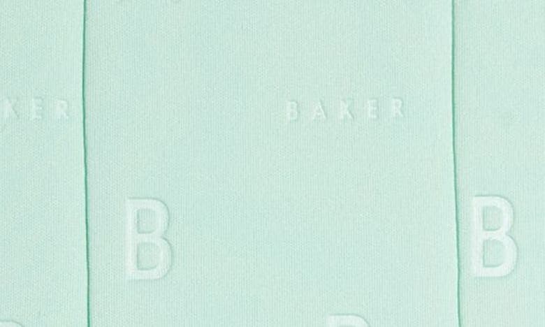 Shop Baker By Ted Baker Kids' Embossed Scuba Crepe Dress In Mint