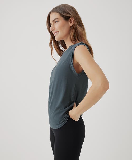 Shop Pact Organic Featherweight Slub Muscle Tee In Ore