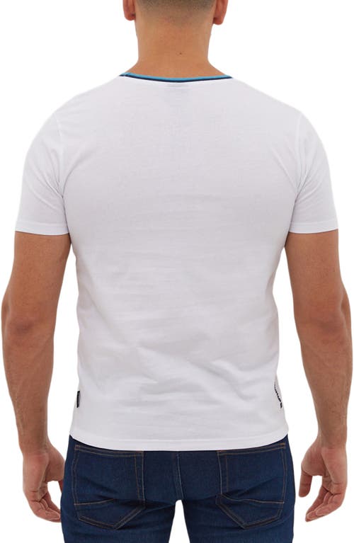 Shop Bench . Monoco Ringer Cotton Graphic T-shirt In White