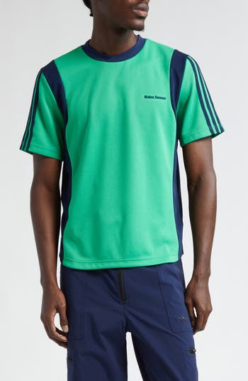 ADIDAS ORIGINALS + Wales Bonner mesh-trimmed recycled stretch-knit