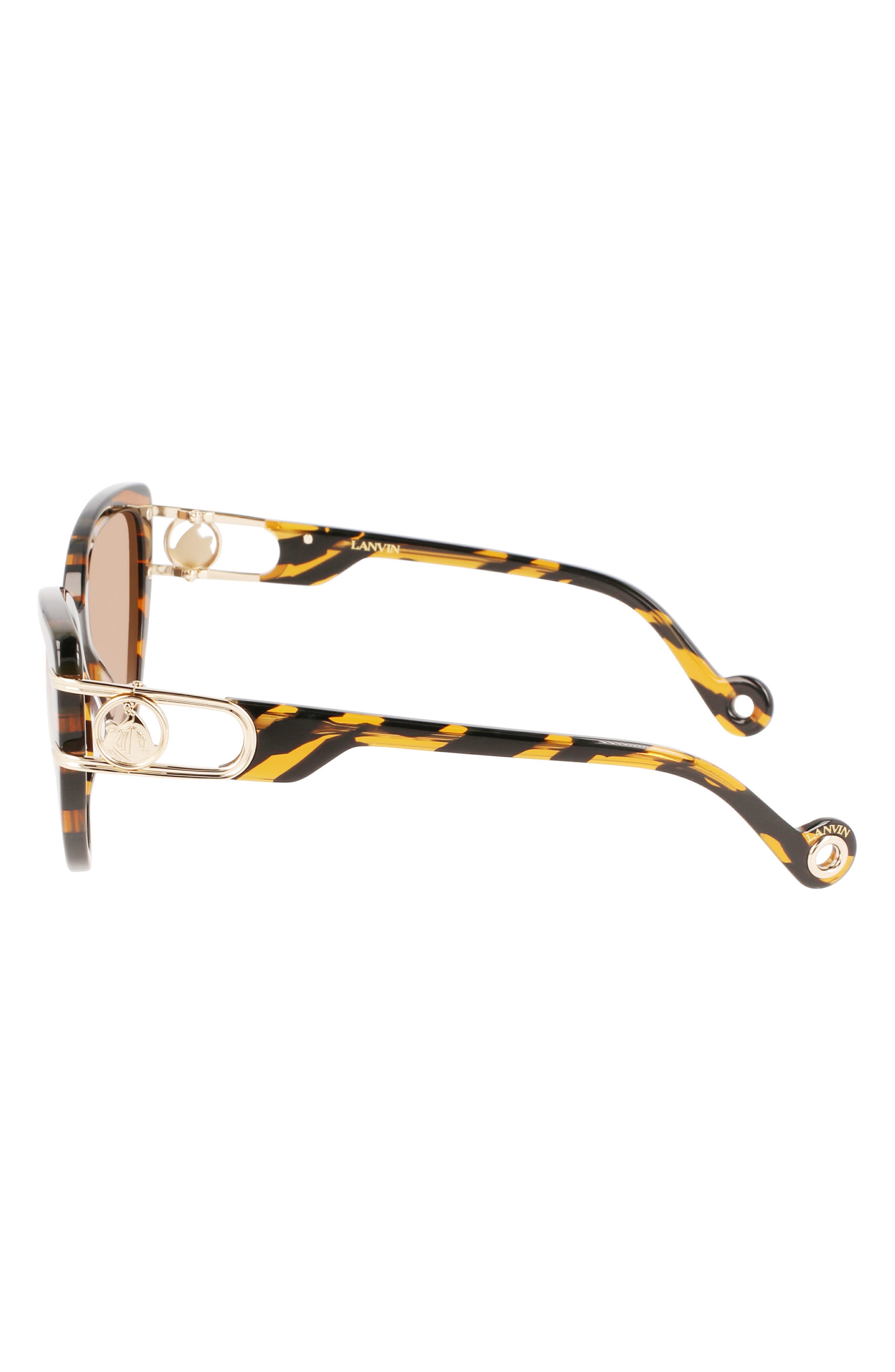 Lanvin Mother and Child 56mm Gradient Cat Eye Sunglasses light havana Lanvin Mother & Child 56mm Gradient Cat Eye Sunglasses in  main image 2