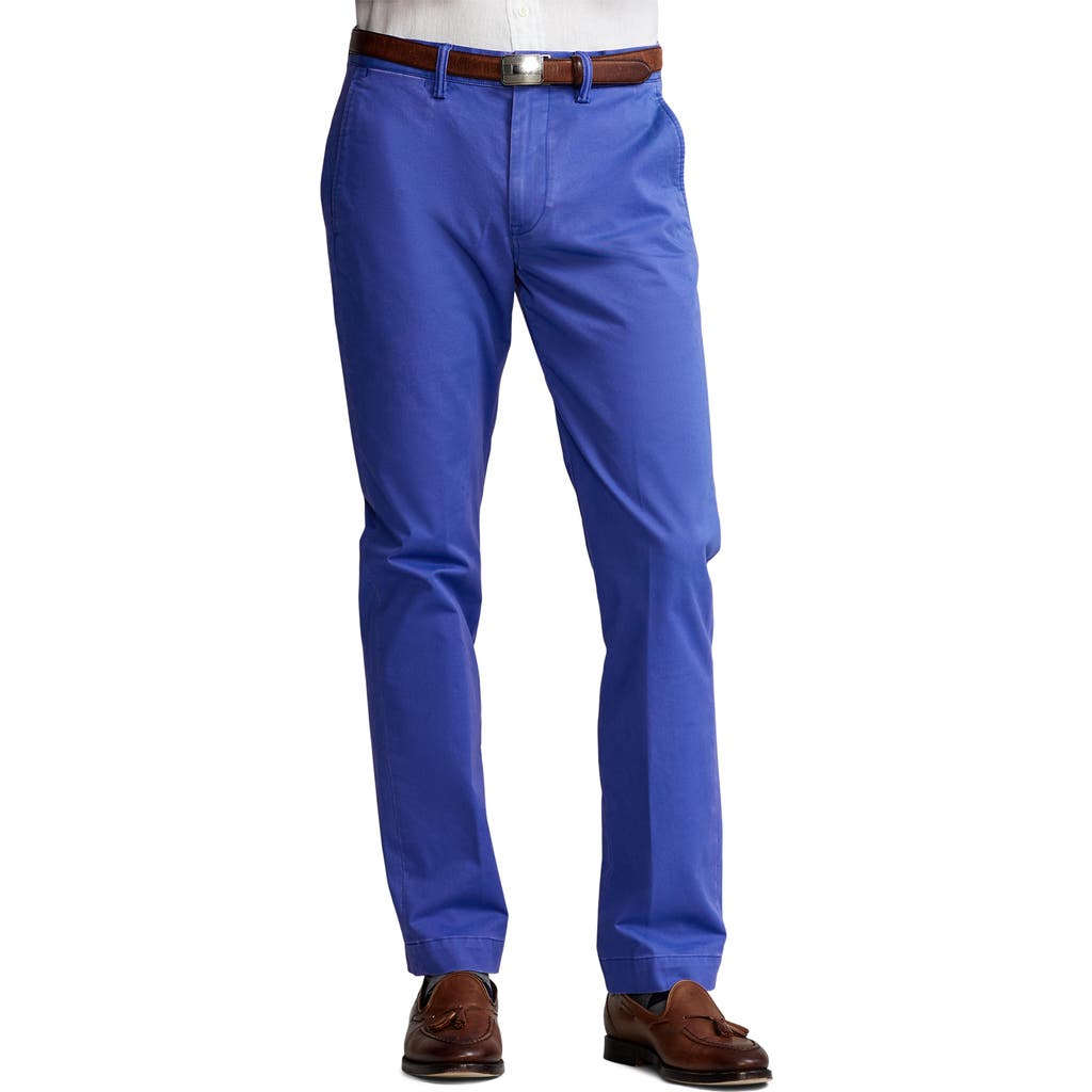 Polo Ralph Lauren Straight Fit Bedford Pants In Blue