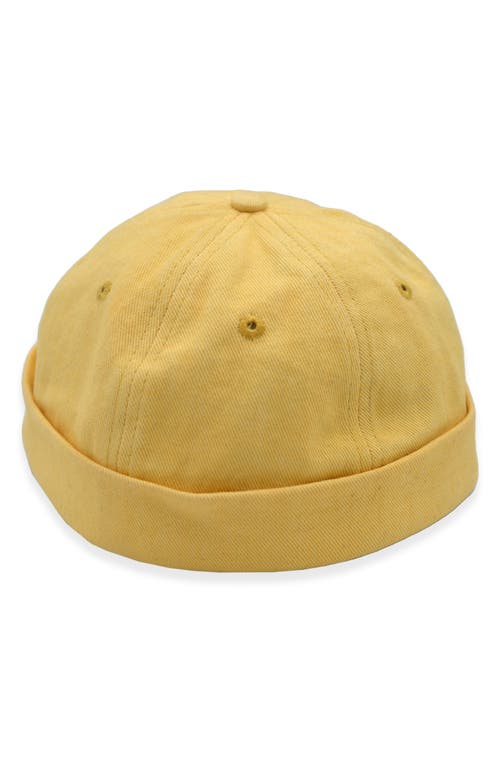 A Life Well Dressed Cotton Adjustable Beanie in Mustard at Nordstrom