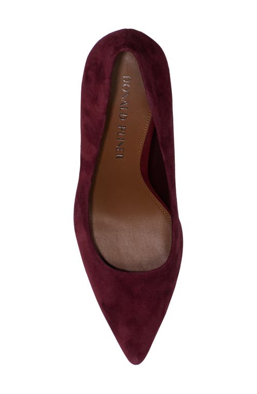 Donald Pliner Elexa Pointed Toe Pump In Cherry