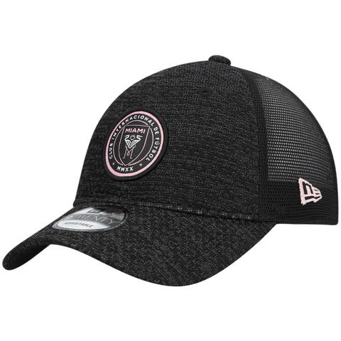 Men's New Era Black Inter Miami CF Kick Off 9TWENTY Trucker Snapback Hat