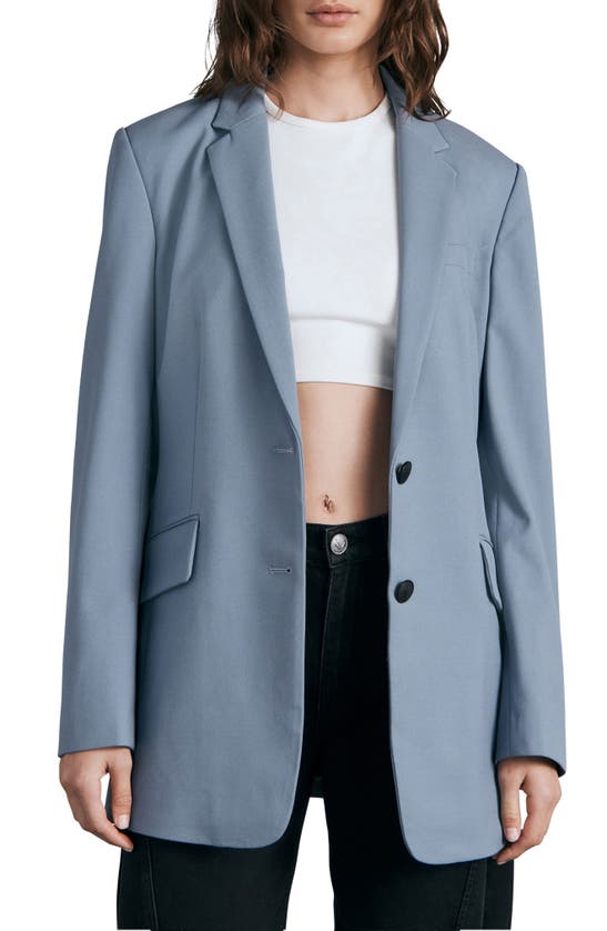 Rag & Bone Charles Twill Blazer In Prairieblu