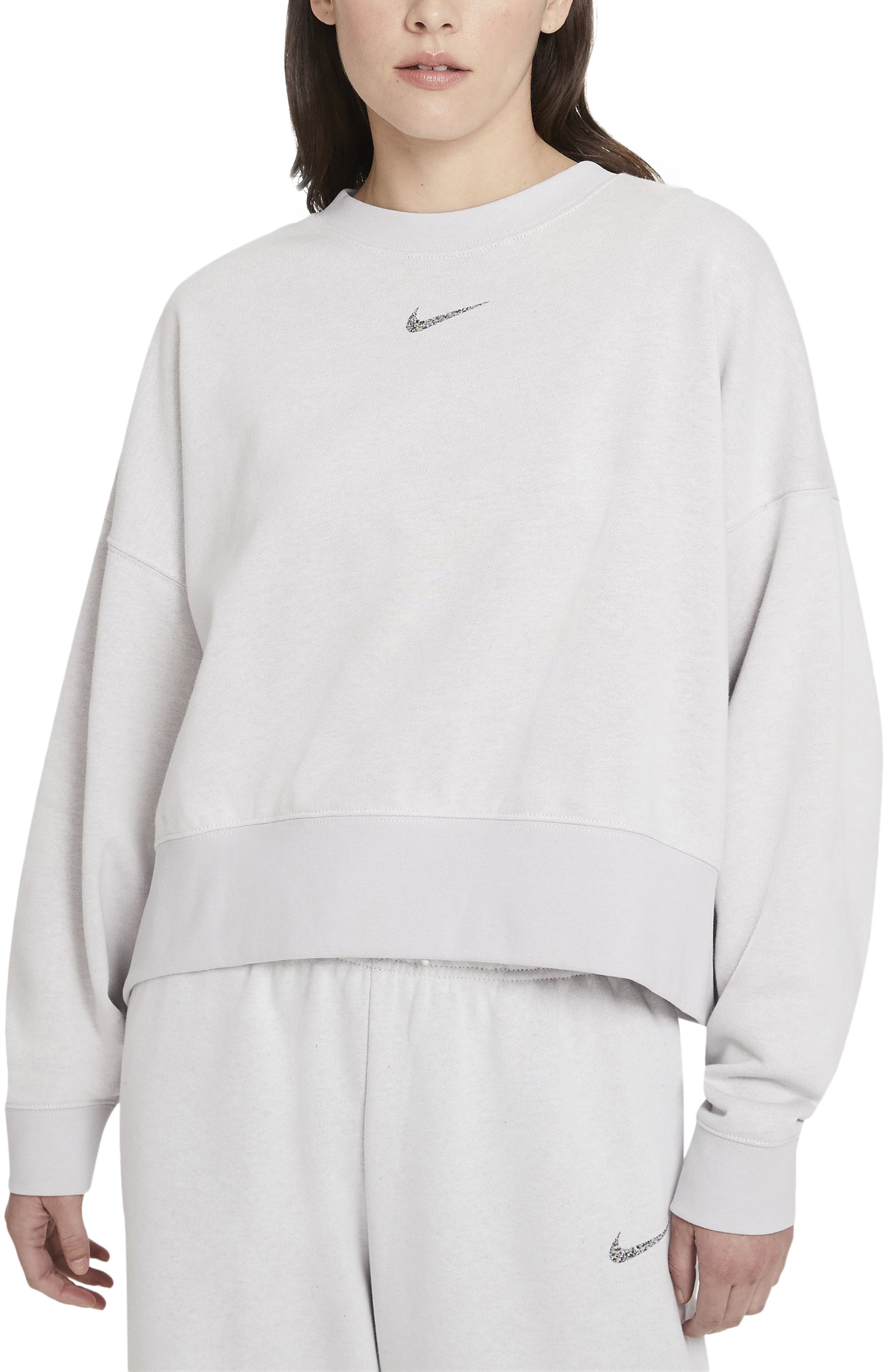 nike sportswear essential women's fleece crew