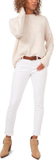 Vince Camuto - Exposed Seam Crewneck Sweater in Port at Nordstrom
