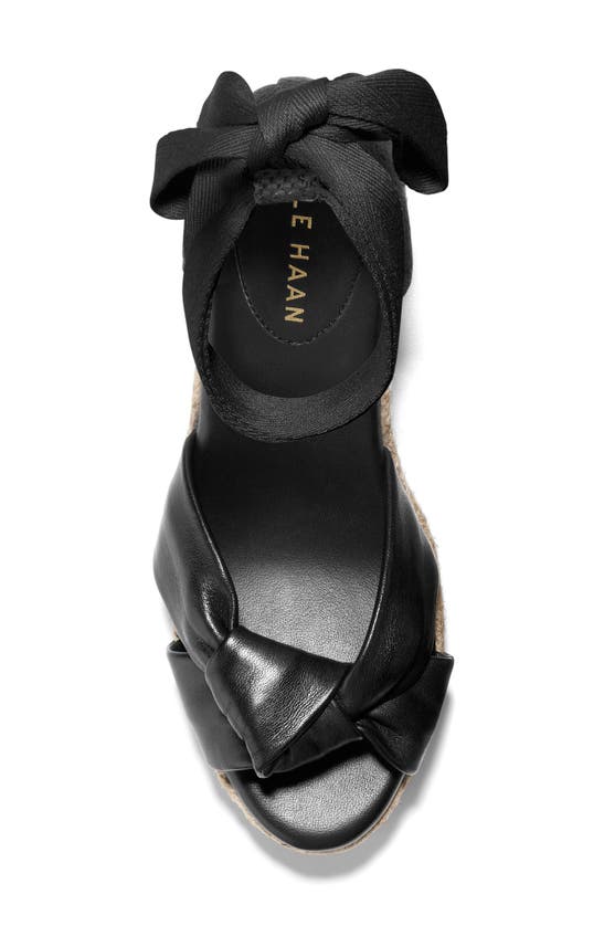 Shop Cole Haan Cloudfeel Hampton Wedge Espadrille Sandal In Black