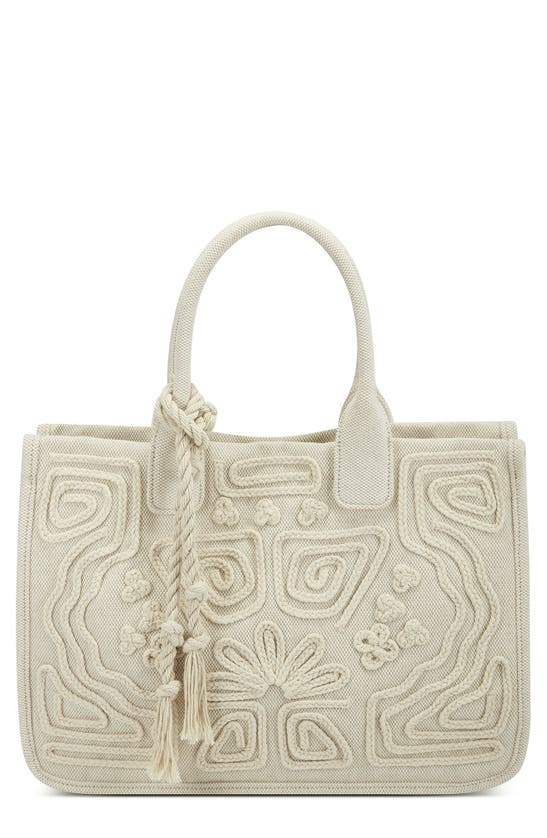 Vince Camuto Orla Canvas Tote In Natural Canvas