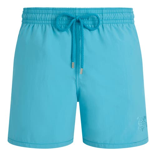Vilebrequin Ronde Des Tortues Aqua Reactive Swim Shorts In Bora Bora