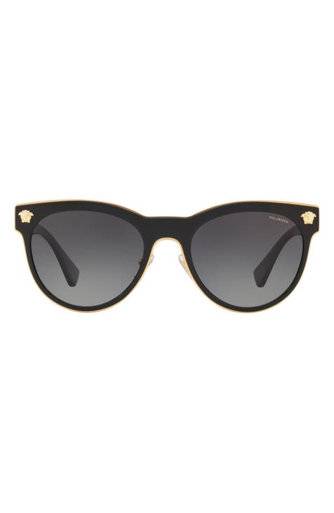 Phantos 54mm Gradient Polarized Round Sunglasses