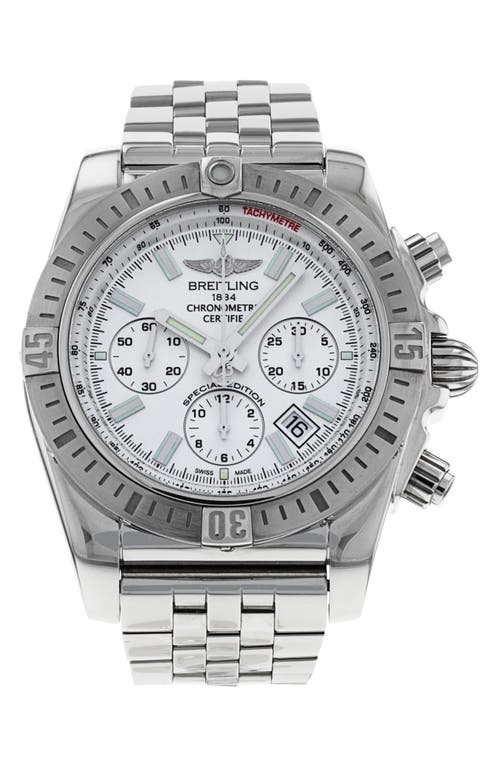 Watchfinder & Co. Breitling Preowned Chronomat Bracelet Watch, 44mm in Silver at Nordstrom