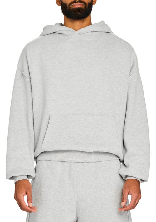 Shop Ser.o.ya Mack Fleece Hoodie In Heathered Grey