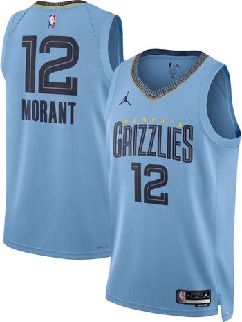 Ja Morant 2022 Memphis Grizzlies Game Worn Jersey