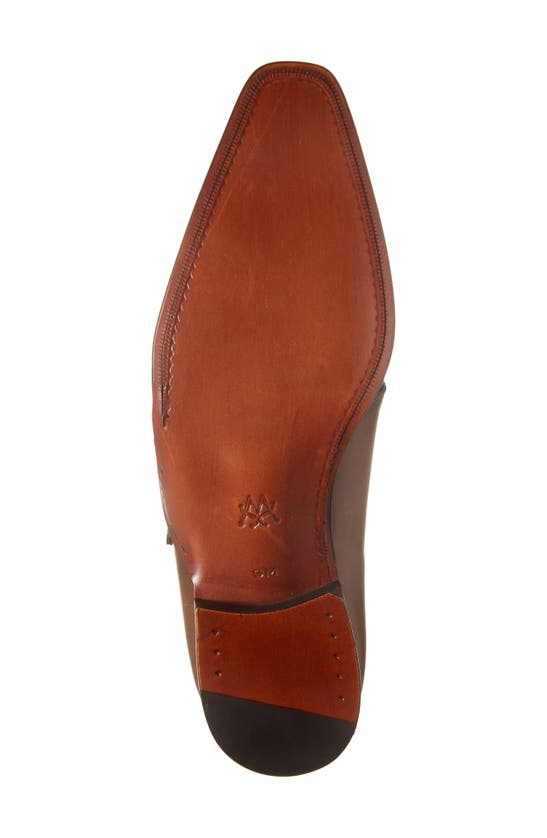 Shop Mezlan Scarpe Single Monk Strap Shoe In Taupe