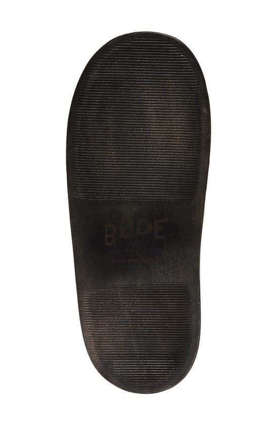 Shop Bode The Solid Summer Slide Sandal In Black