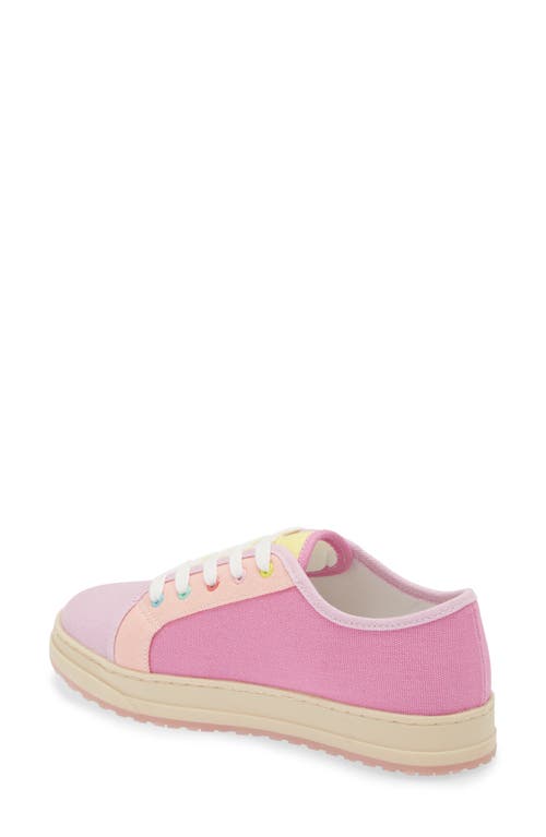 Shop Steve Madden Kids' Maples Patchwork Sneaker In Pink Pastel Multi