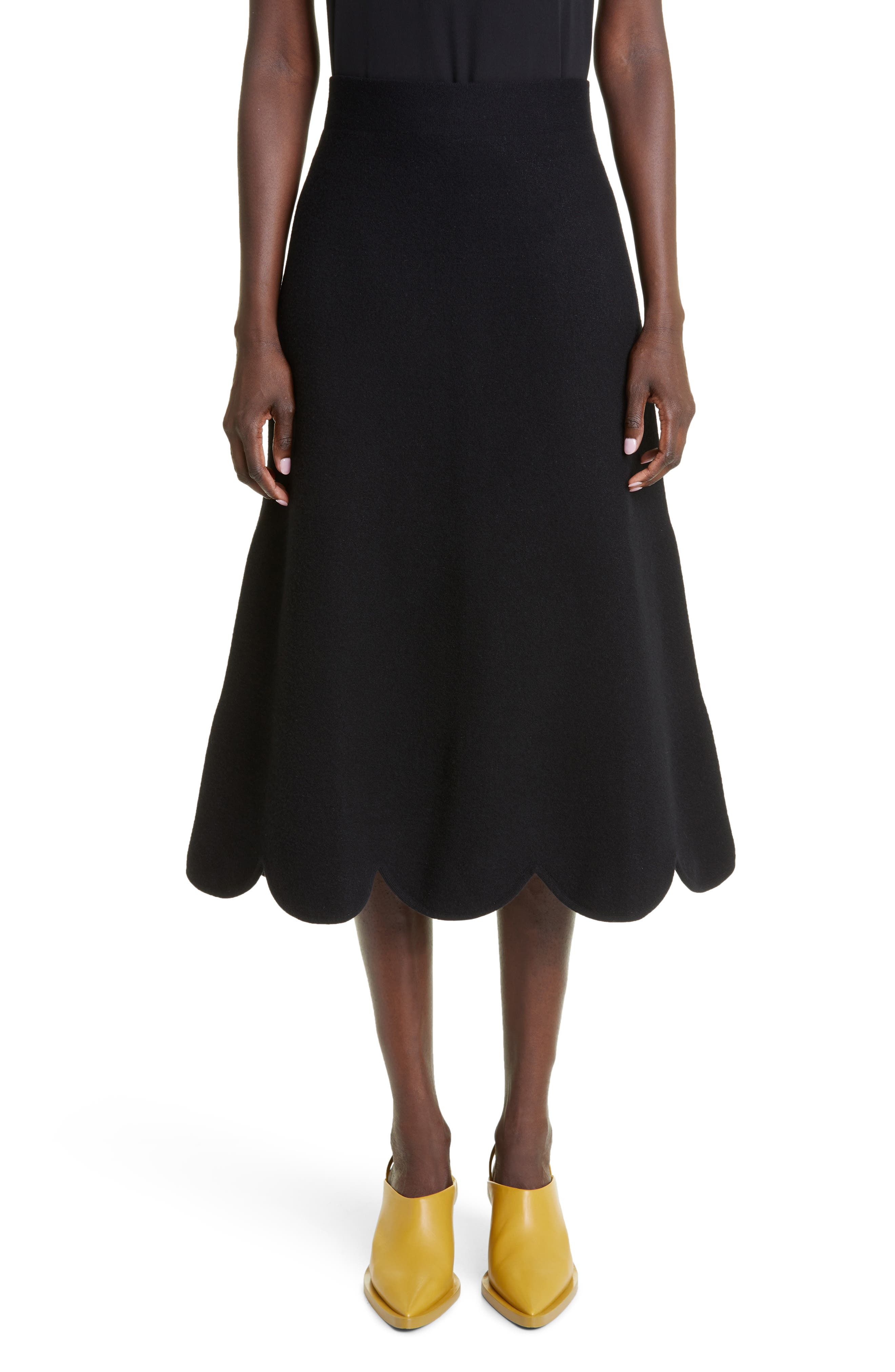 wool midi skirt | Nordstrom