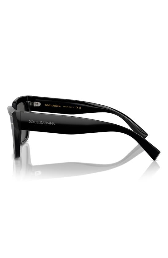 Shop Dolce & Gabbana Dolce&gabbana 52mm Square Sunglasses In Black