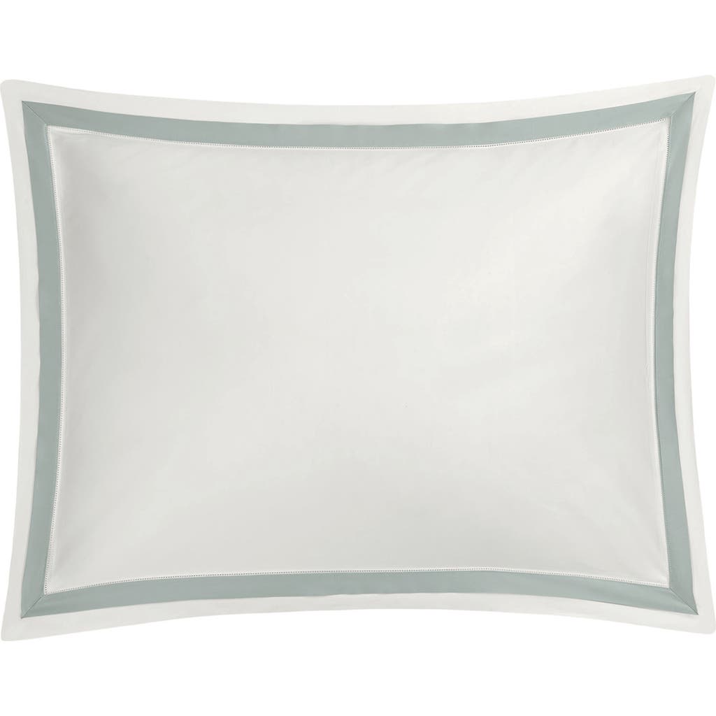 Matouk Ambrose King Sham In Bone/celadon