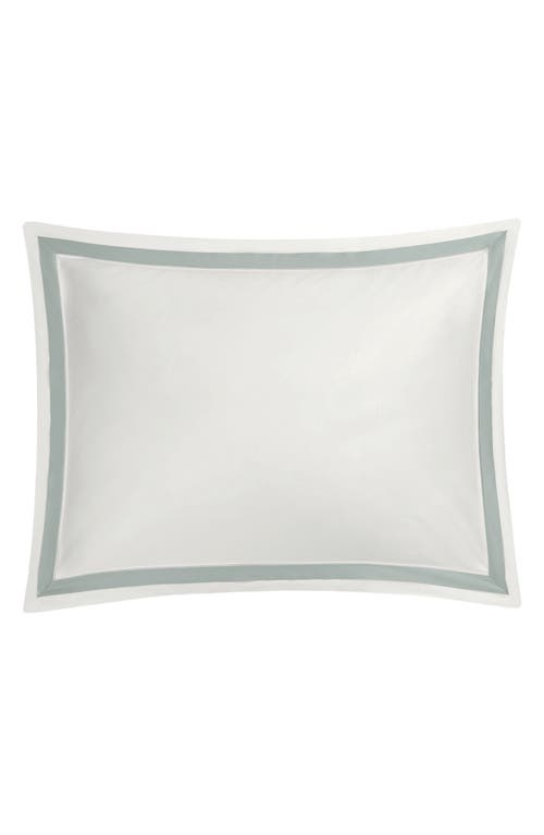 Matouk Ambrose King Sham In Bone/celadon