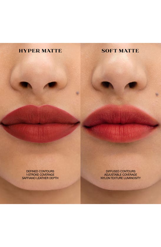 Shop Prada Monochrome Soft Matte Refillable Lipstick In P158