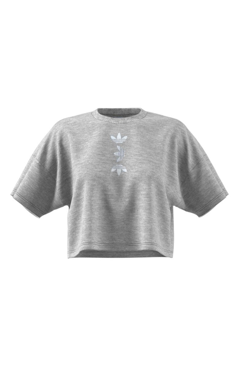 Adidas Large Logo Crop Tee Nordstrom