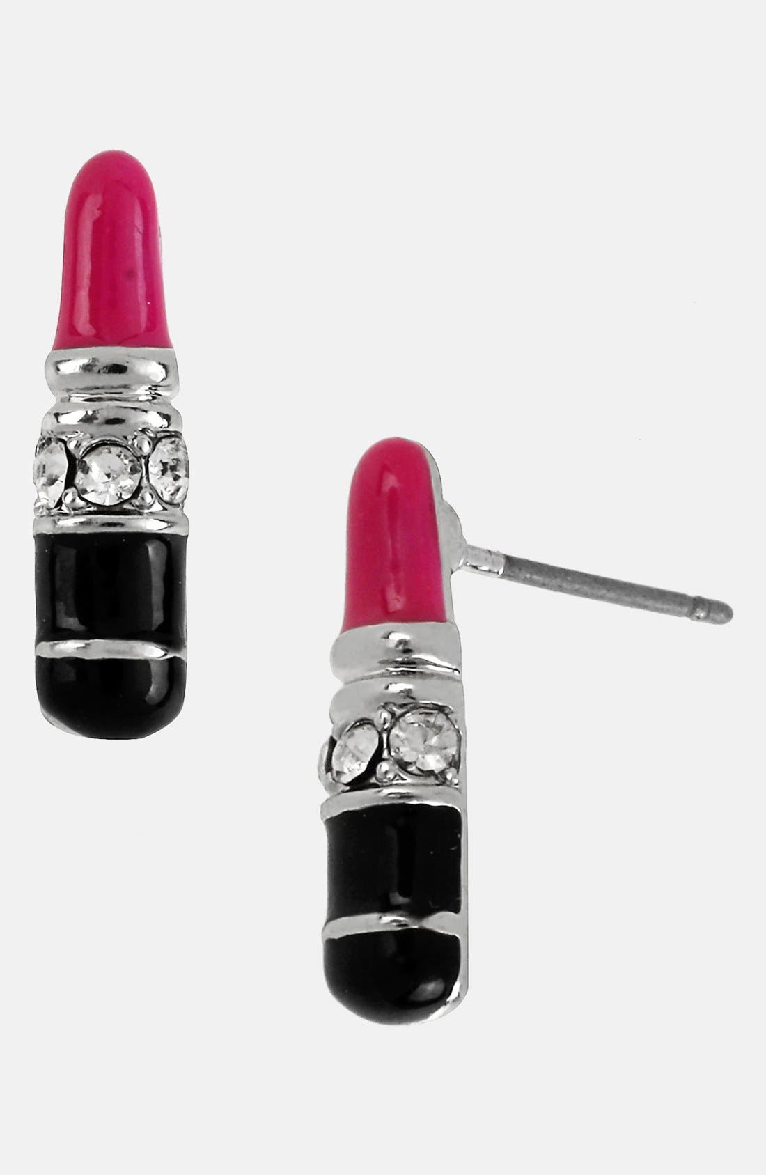 Betsey Johnson 'Girlie' Lipstick Stud Earrings Nordstrom