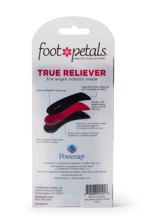 Foot Petals True Reliever Insoles In Black