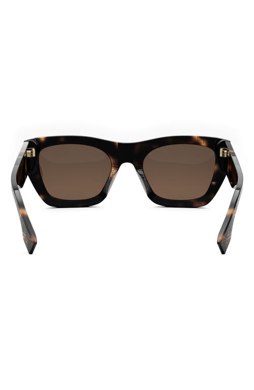 FENDI 'FENDI ROMA 63MM RECTANGULAR SUNGLASSES 