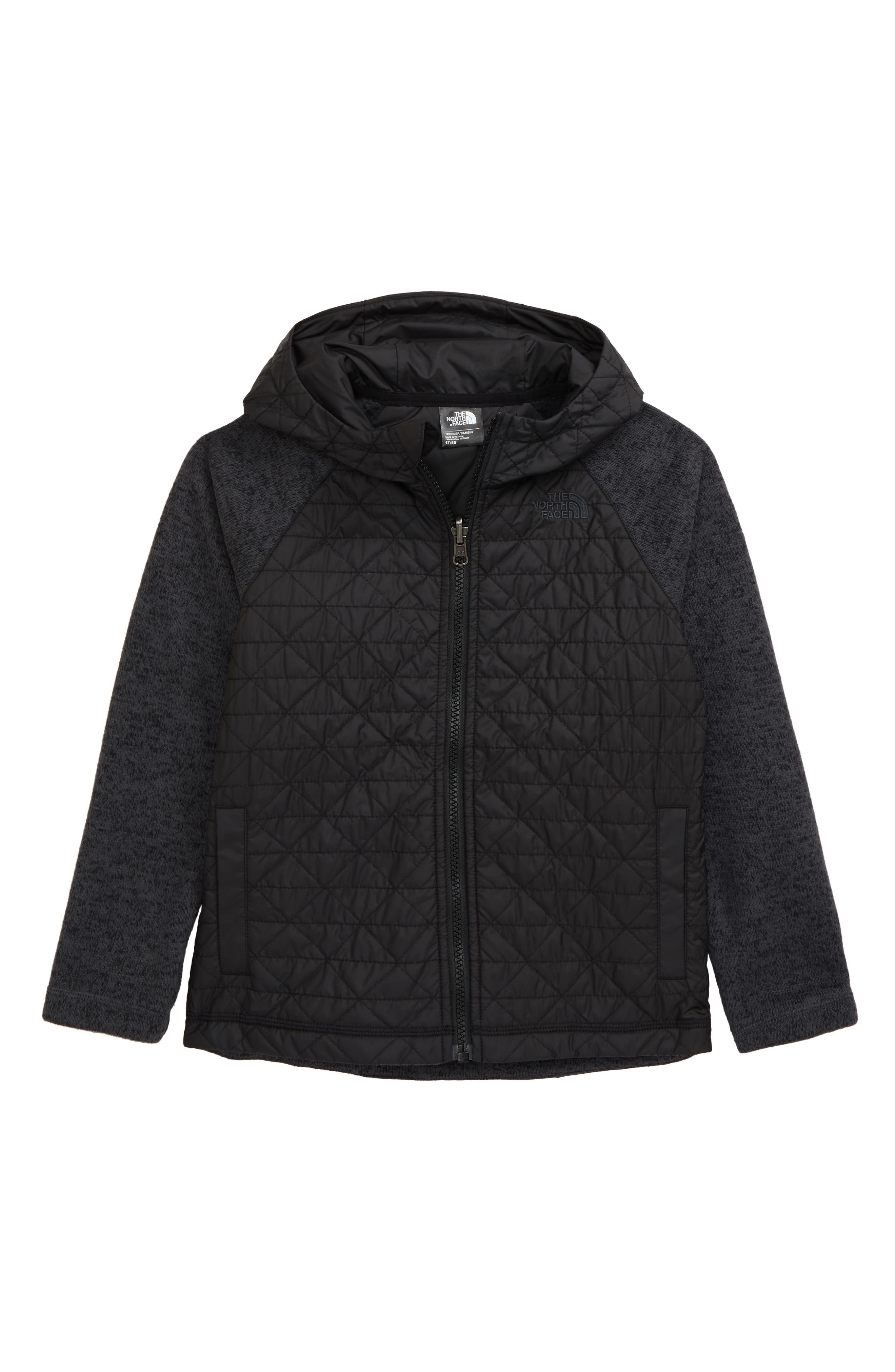 north face quilted hoodie