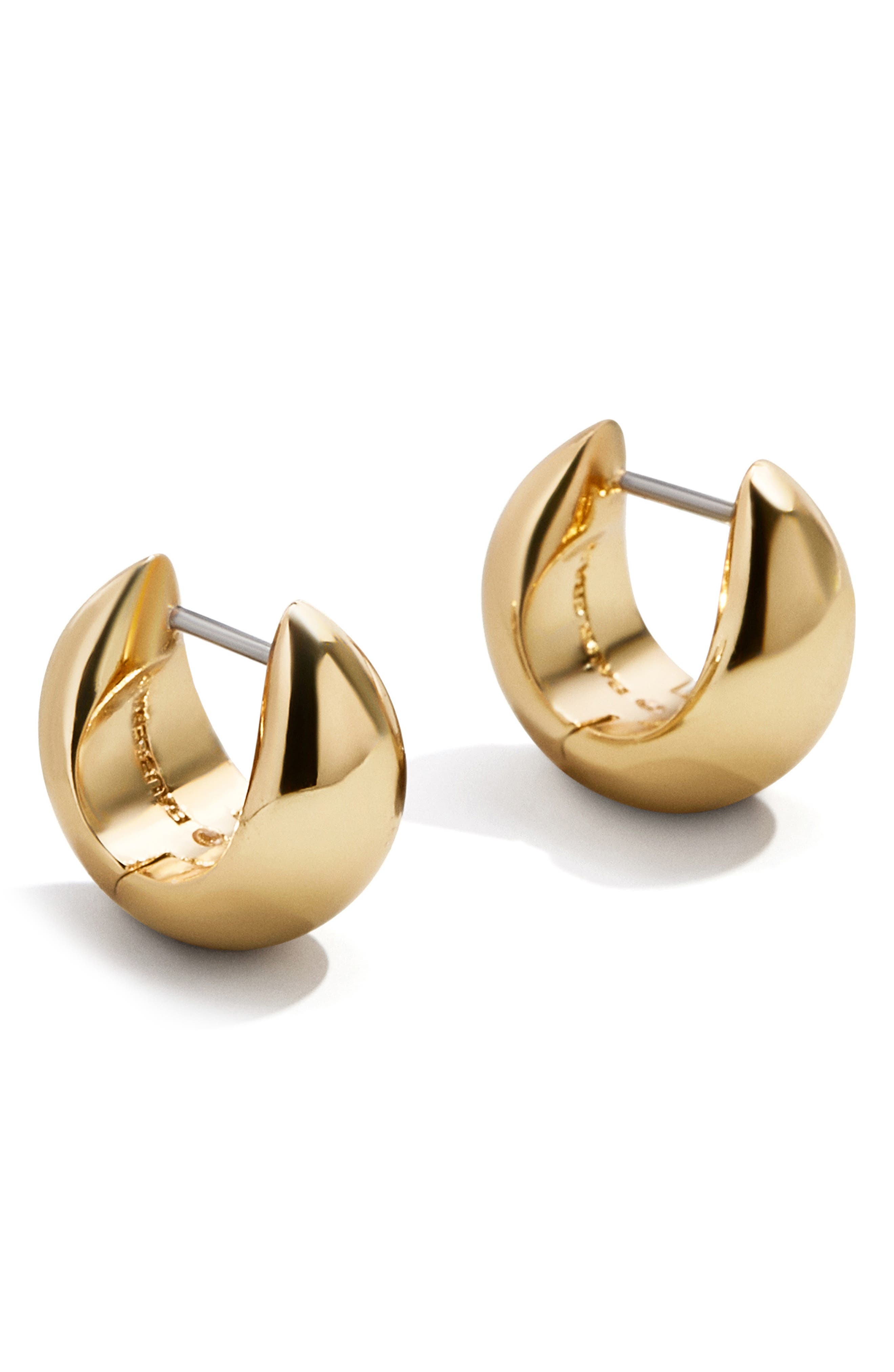 Baublebar Amia 18K Gold Plated CZ Heart Stud Earrings