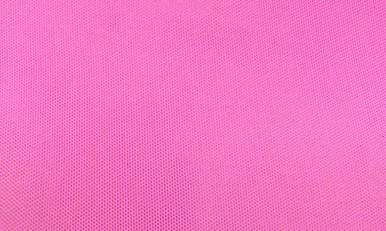 Shop Good American Semisheer Mesh Crop Cover-up T-shirt In Pink Glow002