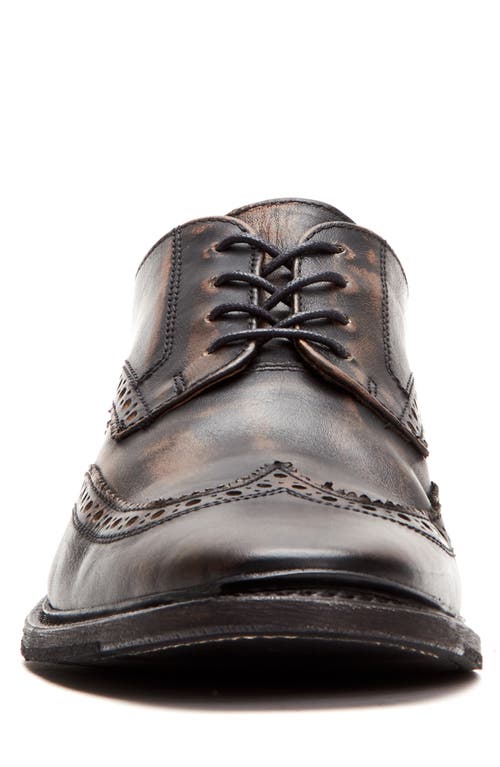 Frye Men's Paul Leather Wing-tip Derby Shoes In Black Leather
