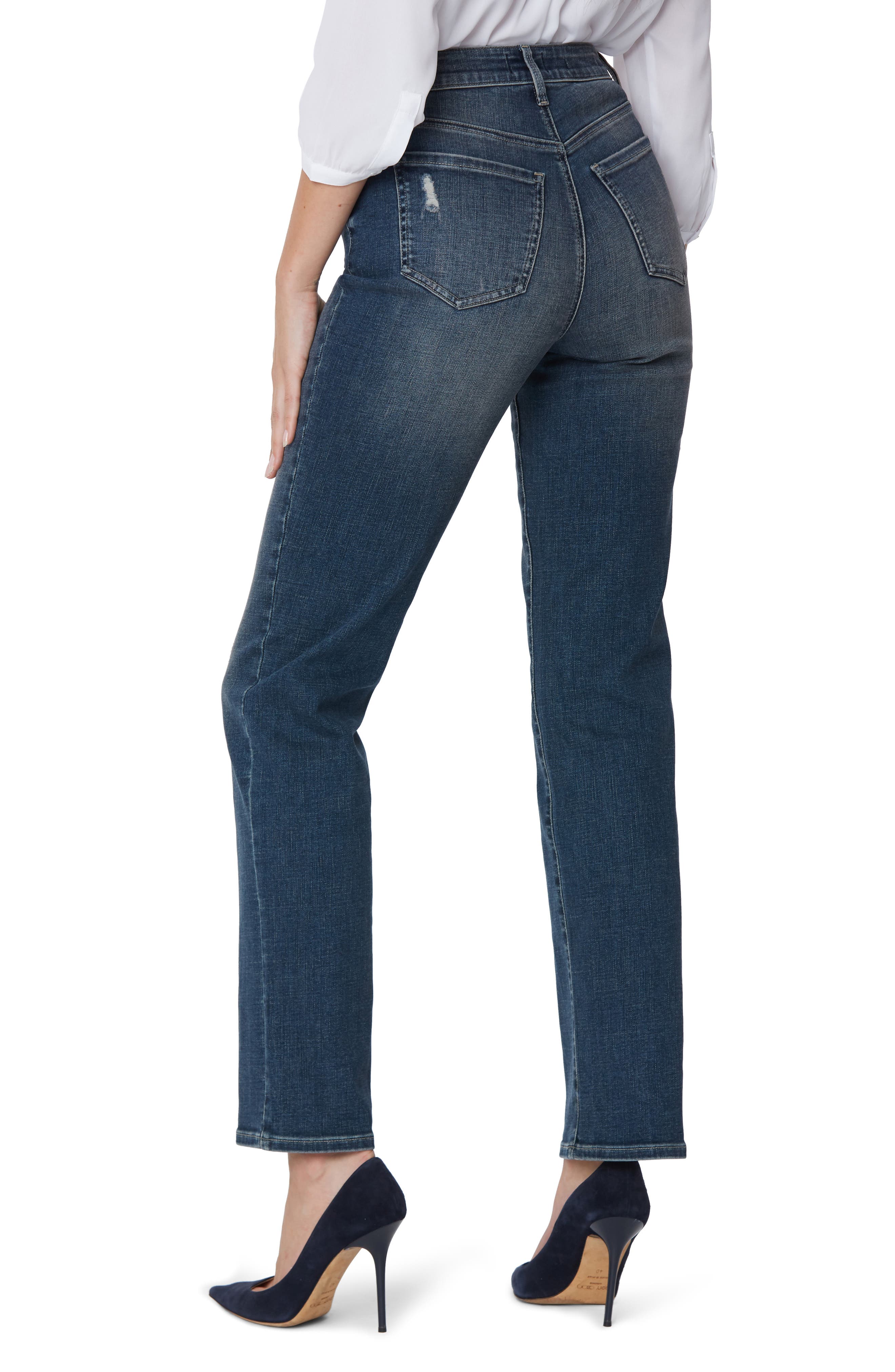 nydj relaxed straight leg jeans