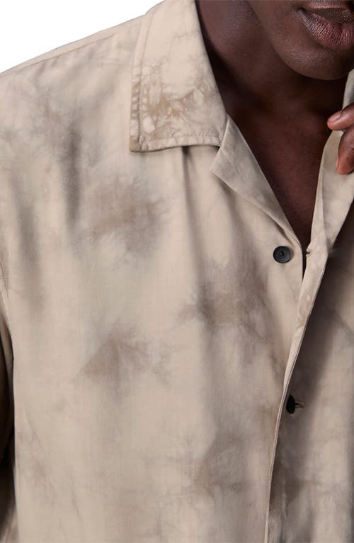 Shop Rag & Bone Avery Washed Camp Shirt In Desert