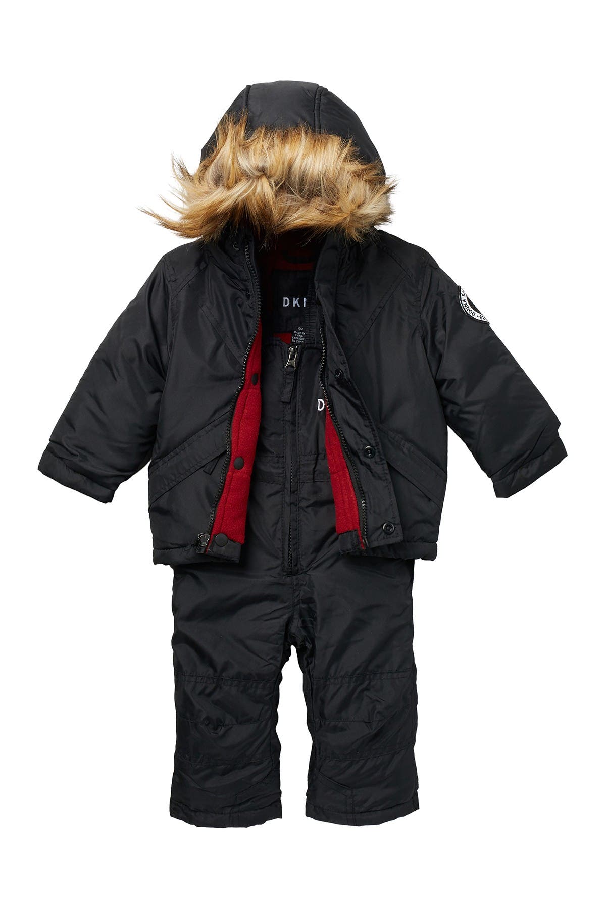 baby boy faux fur coat