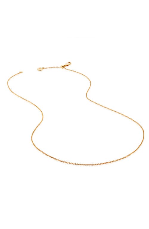 Monica Vinader Chain Link Necklace in Yellow Gold at Nordstrom