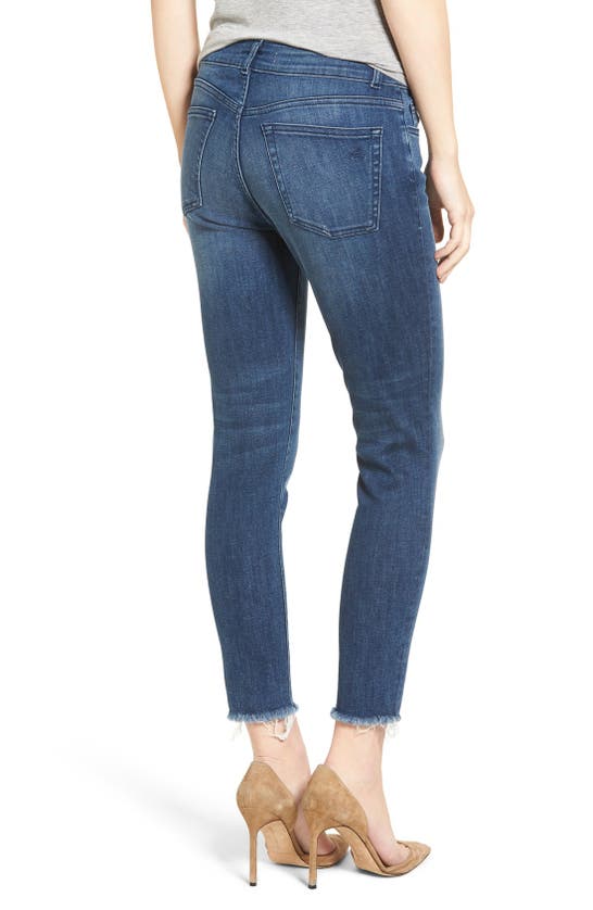 Shop Dl1961 Florence Instasculpt Raw Hem Skinny Jeans In Stranded