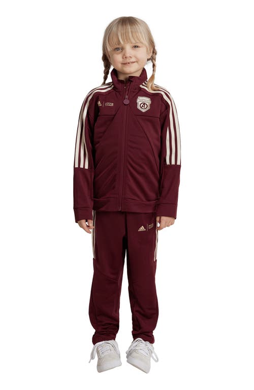 adidas x Marvel's Avengers Kids' Tiro Track Jacket & Pants Set Red/Gold Metallic at