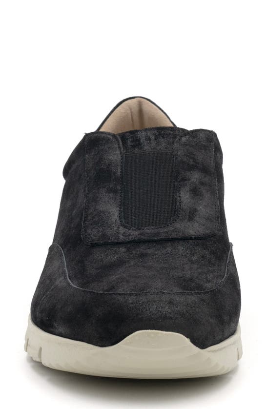 Amalfi By Rangoni Joseph Slip-on Sneaker In Black/agean - Matching Elastic