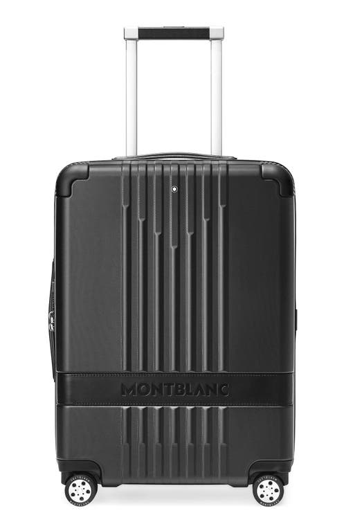 Shop Montblanc Cabin Trolley Carry-on Suitcase In Black