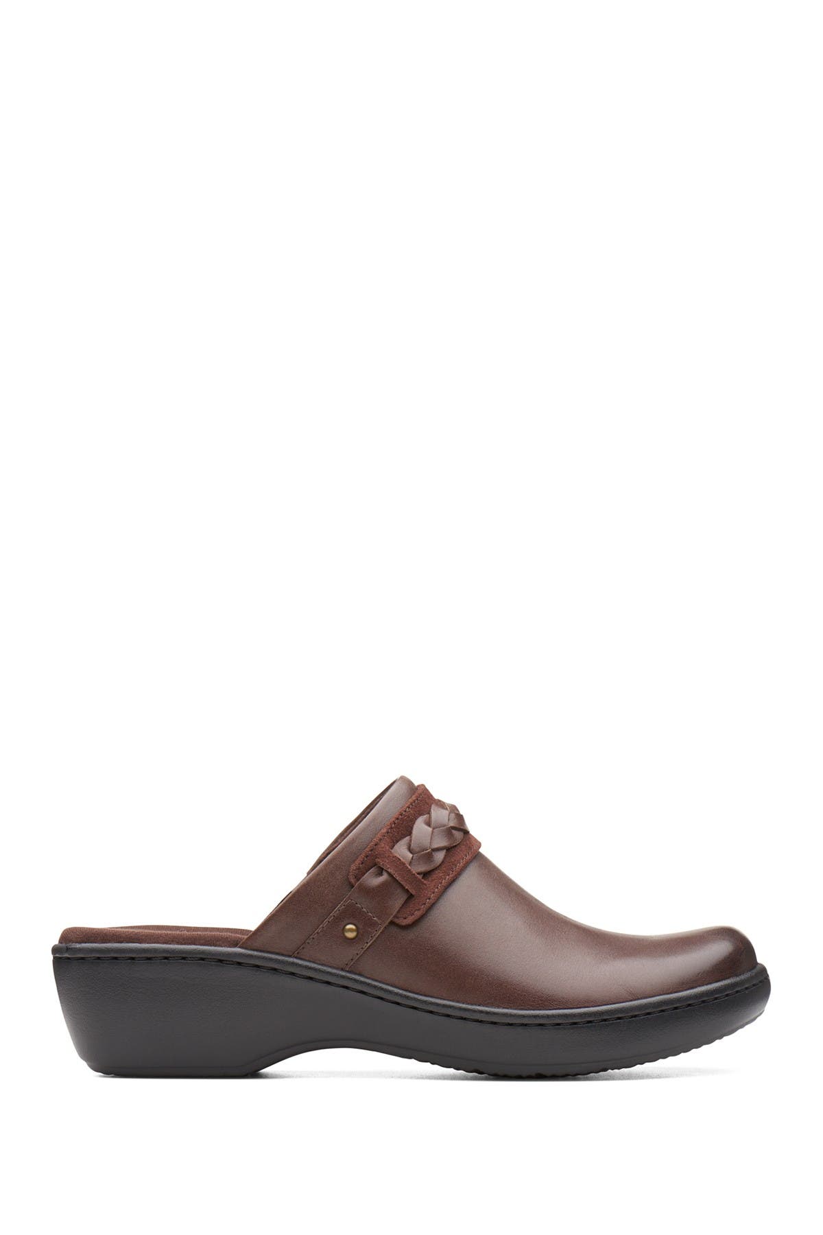 clarks clogs wide width