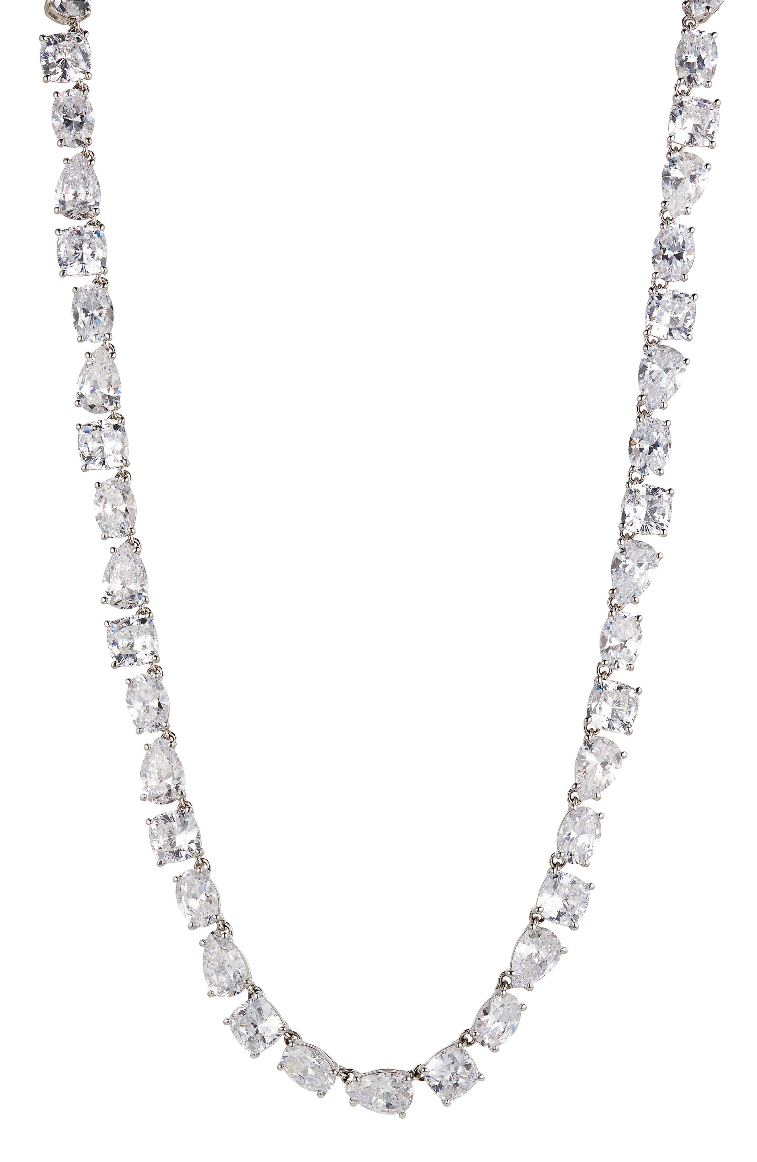 nadri cubic zirconia collar necklace